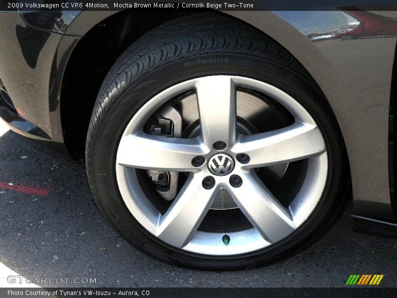 Mocha Brown Metallic / Cornsilk Beige Two-Tone 2009 Volkswagen CC VR6 4Motion