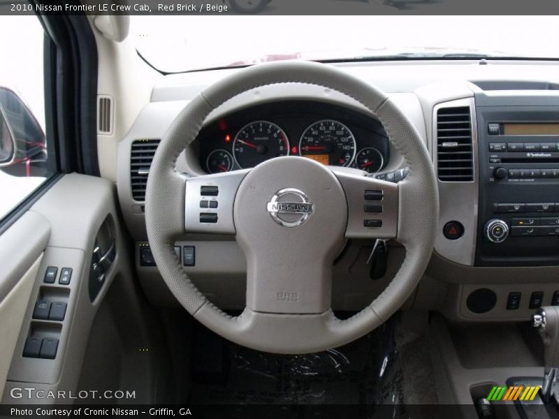 Red Brick / Beige 2010 Nissan Frontier LE Crew Cab