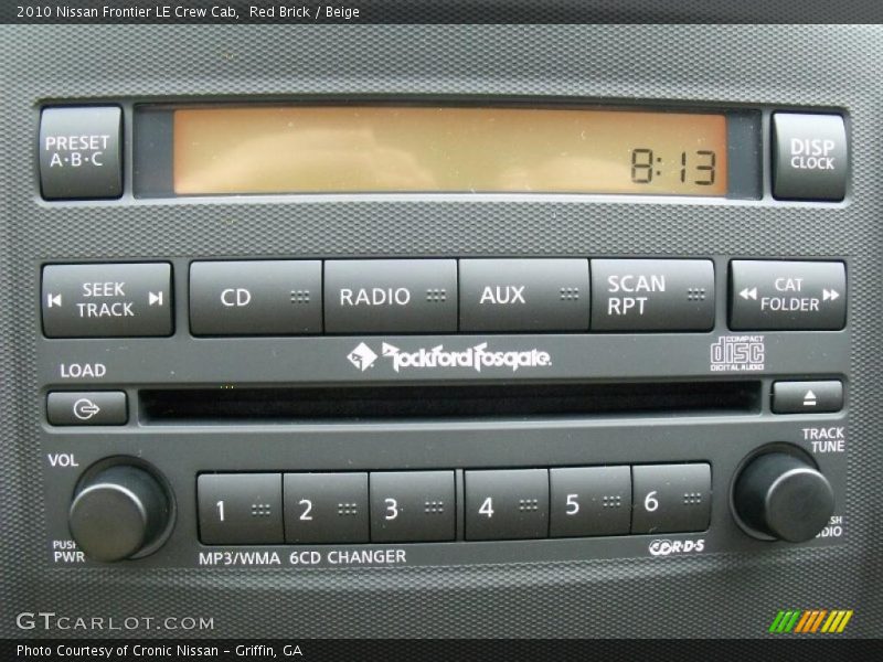 Red Brick / Beige 2010 Nissan Frontier LE Crew Cab