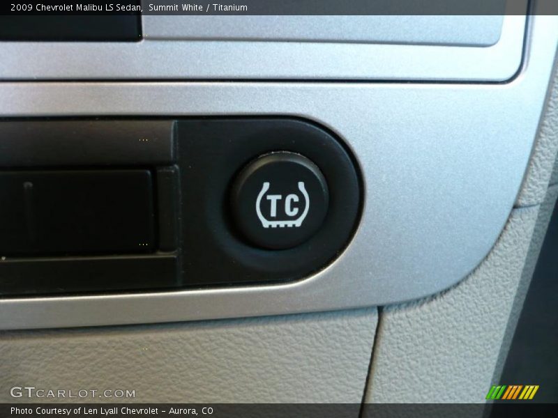 Summit White / Titanium 2009 Chevrolet Malibu LS Sedan