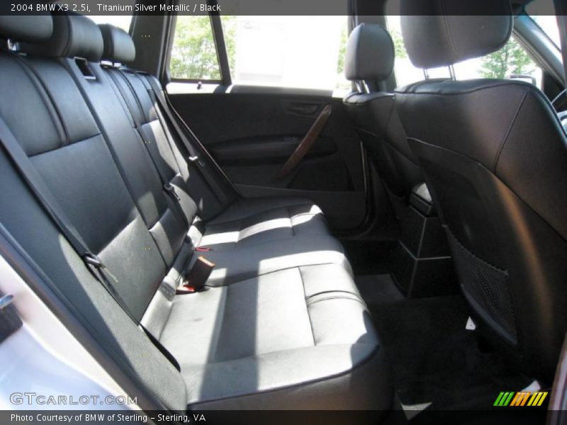 Titanium Silver Metallic / Black 2004 BMW X3 2.5i