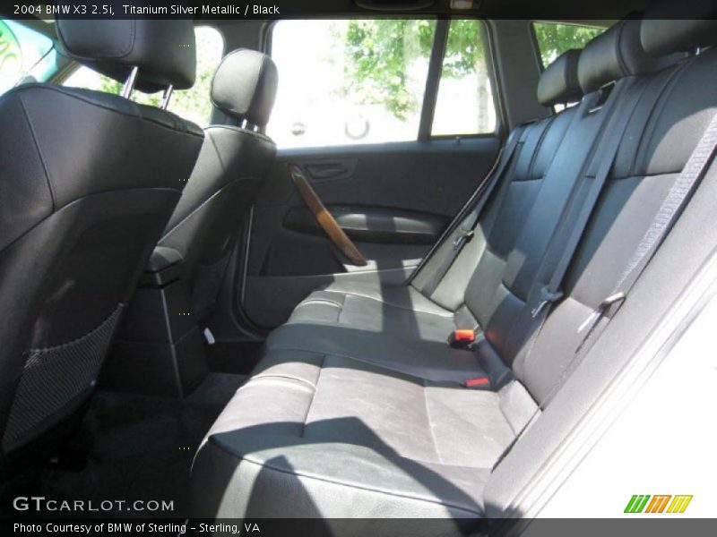 Titanium Silver Metallic / Black 2004 BMW X3 2.5i
