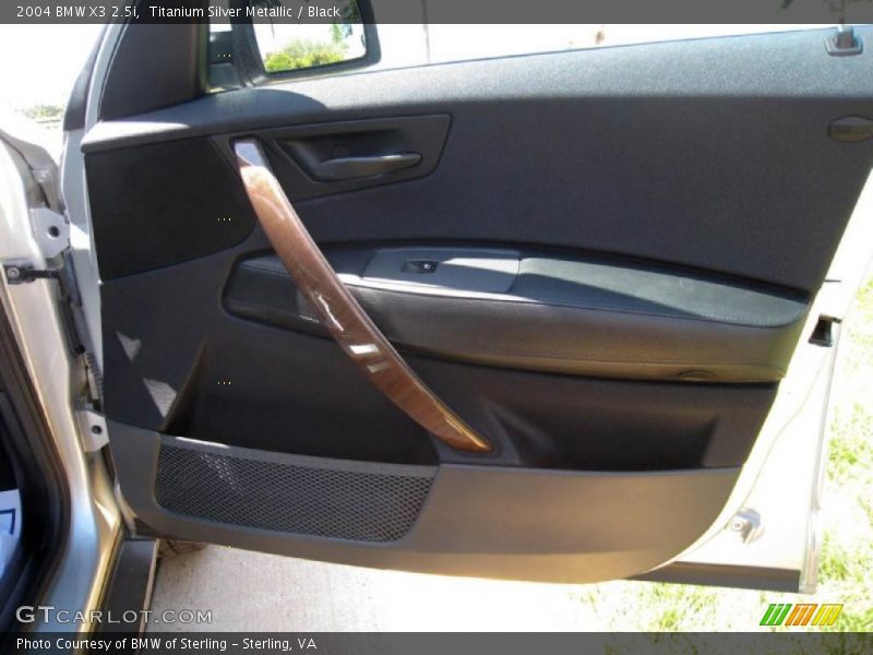 Titanium Silver Metallic / Black 2004 BMW X3 2.5i