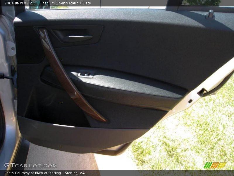 Titanium Silver Metallic / Black 2004 BMW X3 2.5i