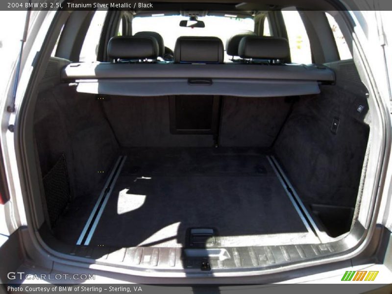 Titanium Silver Metallic / Black 2004 BMW X3 2.5i