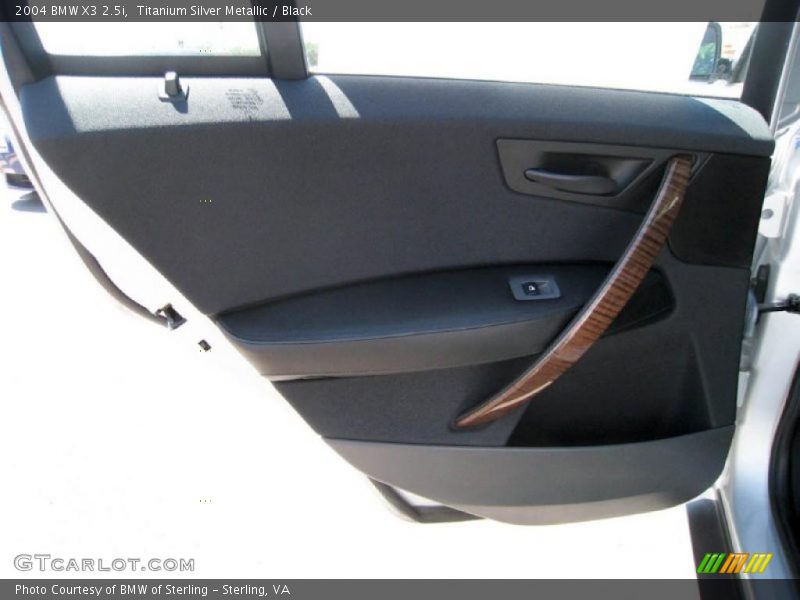 Titanium Silver Metallic / Black 2004 BMW X3 2.5i