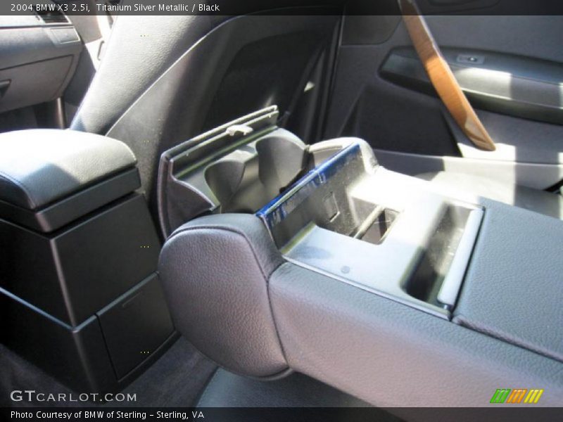 Titanium Silver Metallic / Black 2004 BMW X3 2.5i