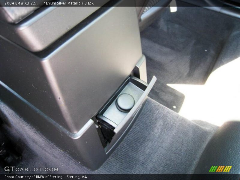 Titanium Silver Metallic / Black 2004 BMW X3 2.5i