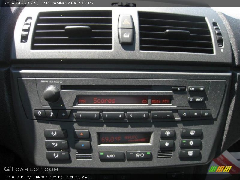 Titanium Silver Metallic / Black 2004 BMW X3 2.5i