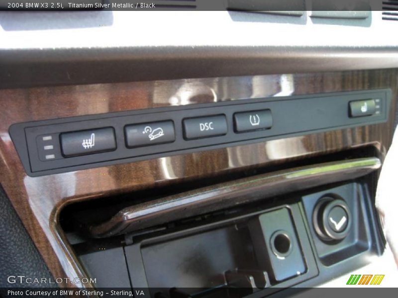 Titanium Silver Metallic / Black 2004 BMW X3 2.5i