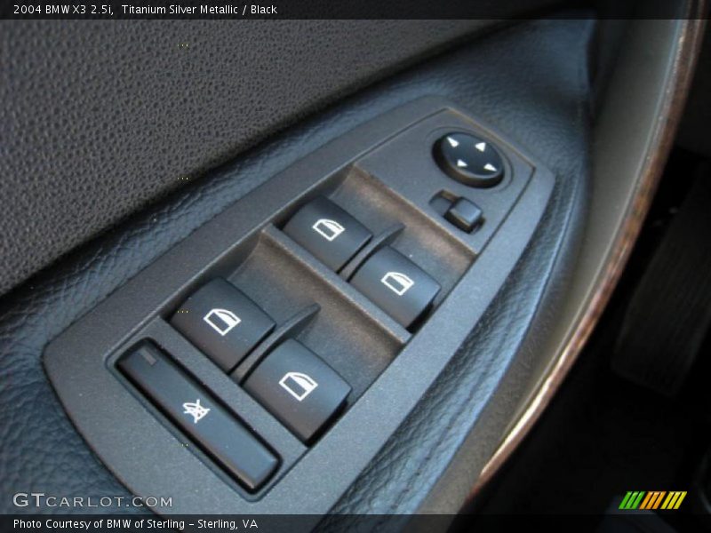 Titanium Silver Metallic / Black 2004 BMW X3 2.5i