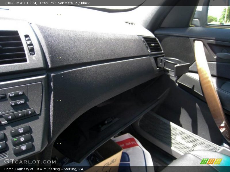 Titanium Silver Metallic / Black 2004 BMW X3 2.5i