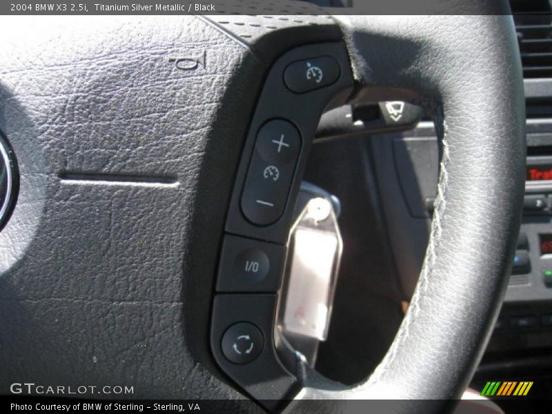 Titanium Silver Metallic / Black 2004 BMW X3 2.5i
