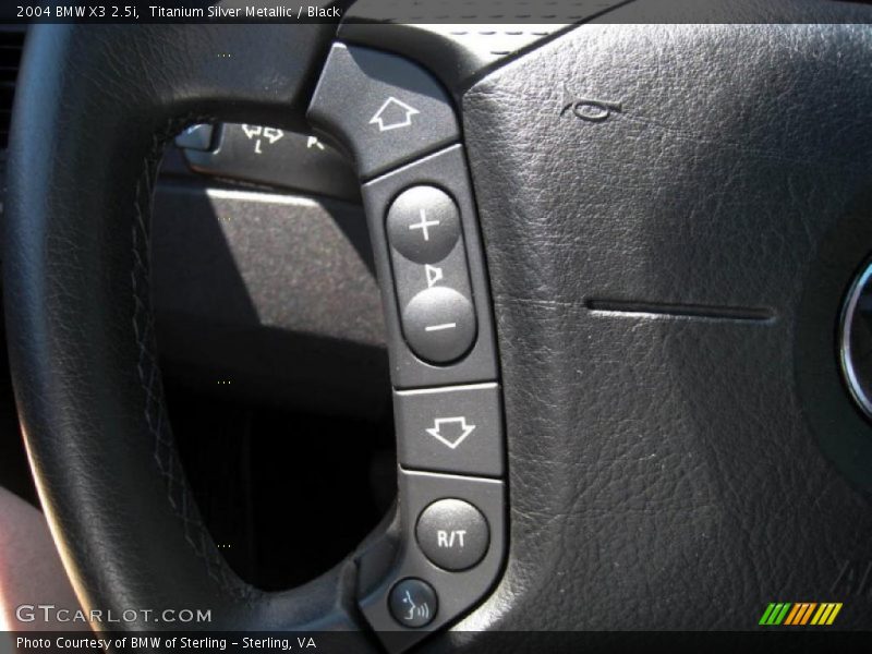 Titanium Silver Metallic / Black 2004 BMW X3 2.5i