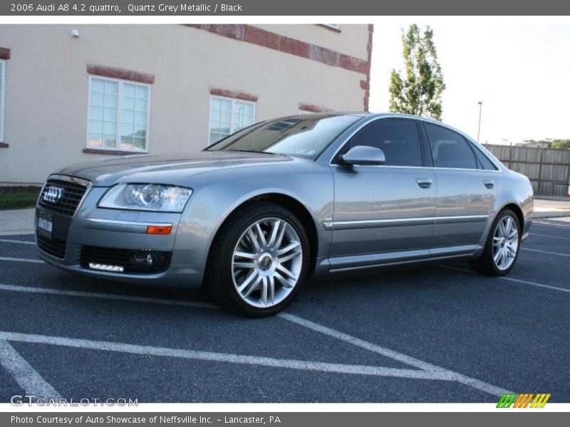 Quartz Grey Metallic / Black 2006 Audi A8 4.2 quattro