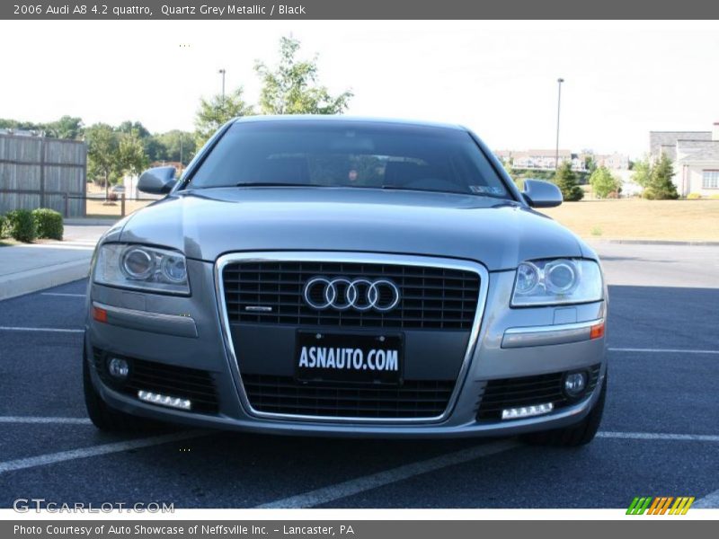 Quartz Grey Metallic / Black 2006 Audi A8 4.2 quattro