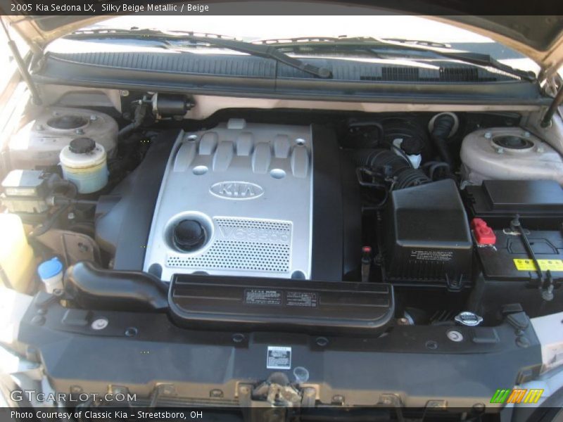 Silky Beige Metallic / Beige 2005 Kia Sedona LX