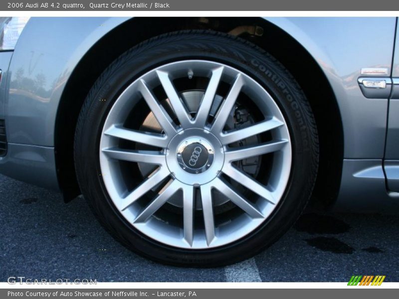 Quartz Grey Metallic / Black 2006 Audi A8 4.2 quattro