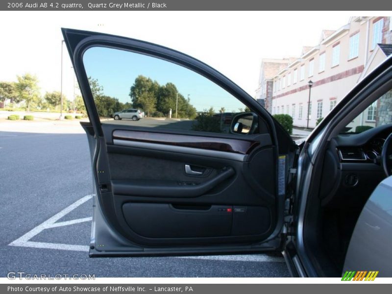 Quartz Grey Metallic / Black 2006 Audi A8 4.2 quattro