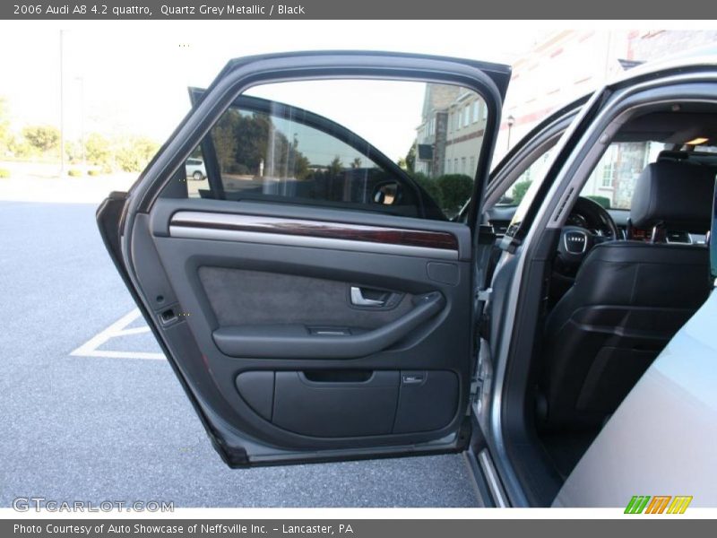 Quartz Grey Metallic / Black 2006 Audi A8 4.2 quattro