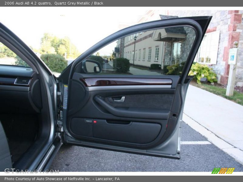 Quartz Grey Metallic / Black 2006 Audi A8 4.2 quattro
