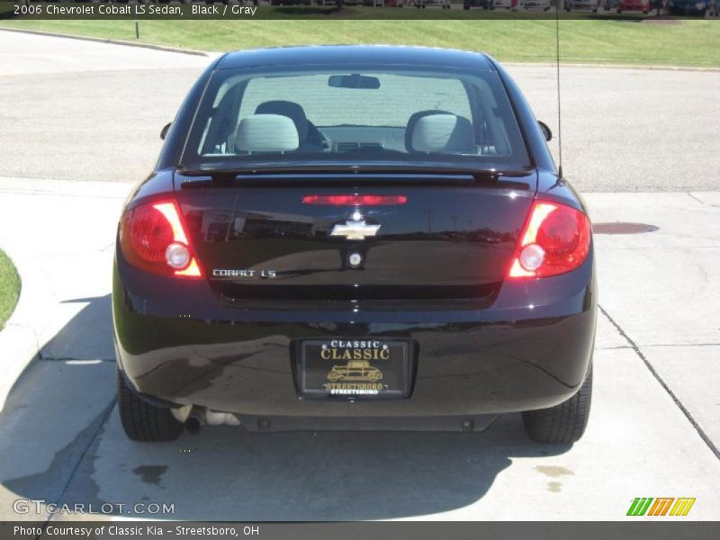 Black / Gray 2006 Chevrolet Cobalt LS Sedan