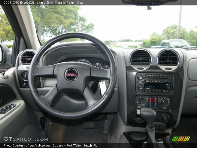 Liquid Silver Metallic / Light Gray 2005 GMC Envoy SLE