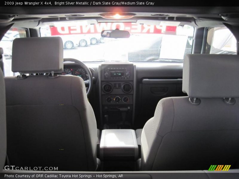 Bright Silver Metallic / Dark Slate Gray/Medium Slate Gray 2009 Jeep Wrangler X 4x4