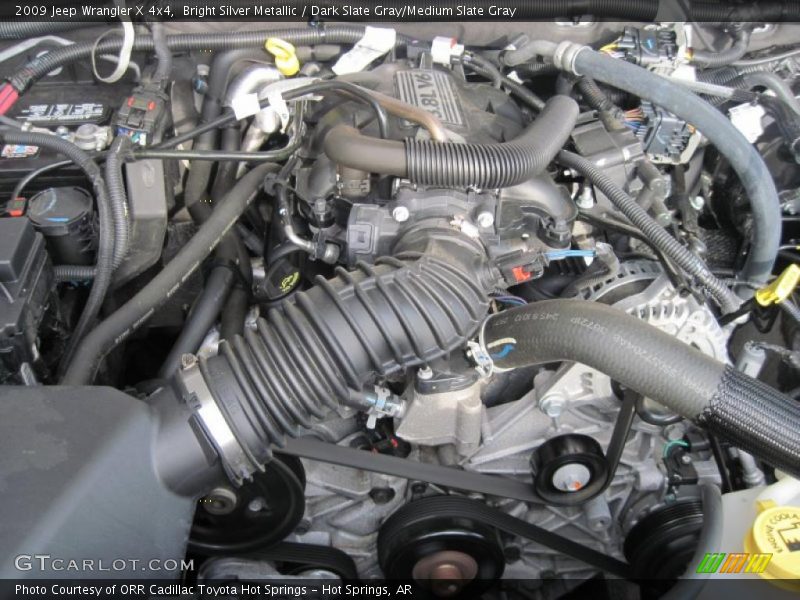 Bright Silver Metallic / Dark Slate Gray/Medium Slate Gray 2009 Jeep Wrangler X 4x4