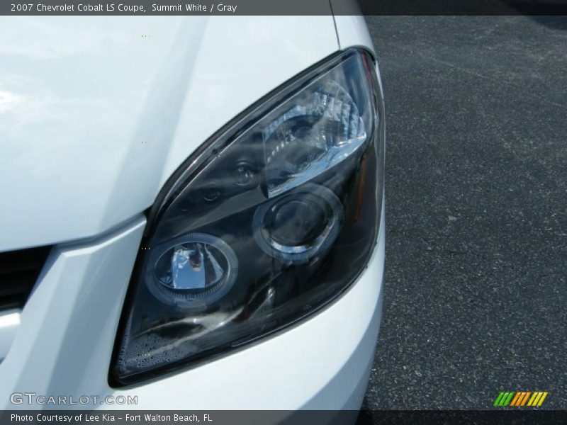 Summit White / Gray 2007 Chevrolet Cobalt LS Coupe