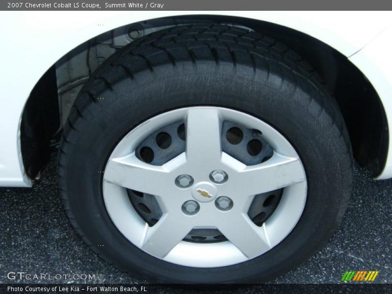 Summit White / Gray 2007 Chevrolet Cobalt LS Coupe