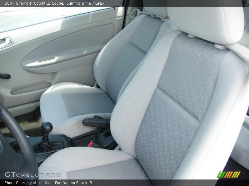 Summit White / Gray 2007 Chevrolet Cobalt LS Coupe