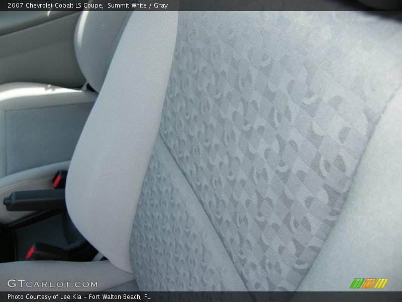 Summit White / Gray 2007 Chevrolet Cobalt LS Coupe