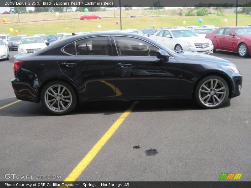Black Sapphire Pearl / Cashmere Beige 2008 Lexus IS 350