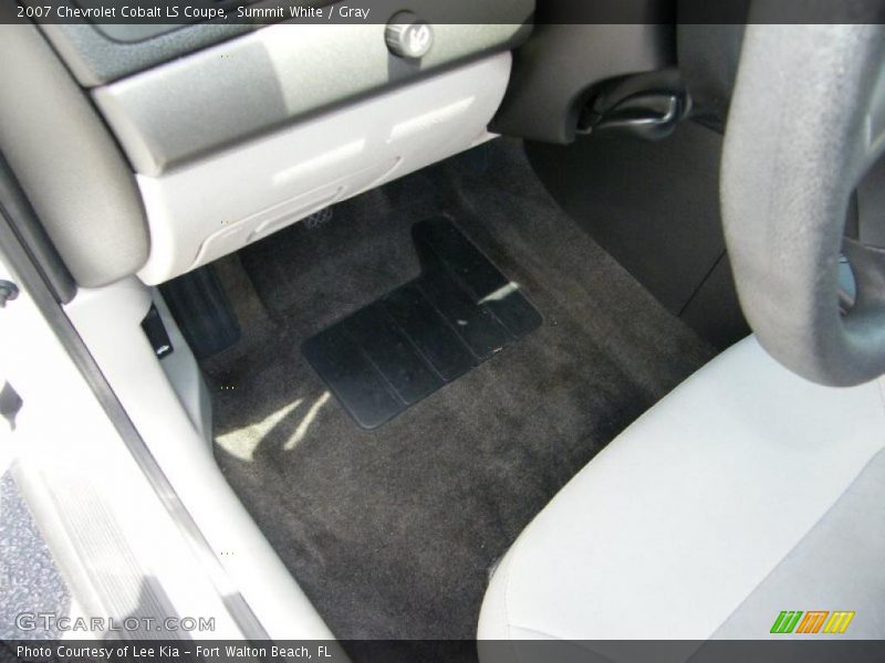 Summit White / Gray 2007 Chevrolet Cobalt LS Coupe