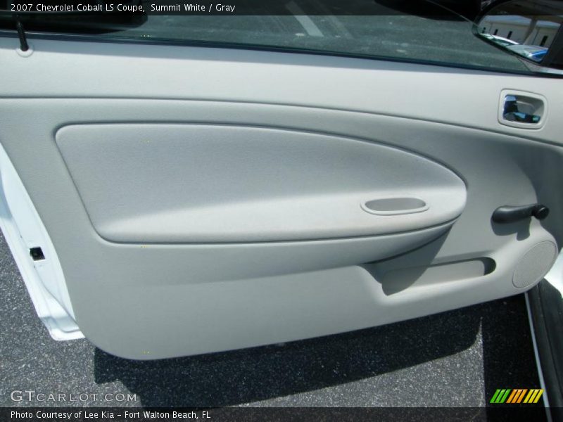 Summit White / Gray 2007 Chevrolet Cobalt LS Coupe