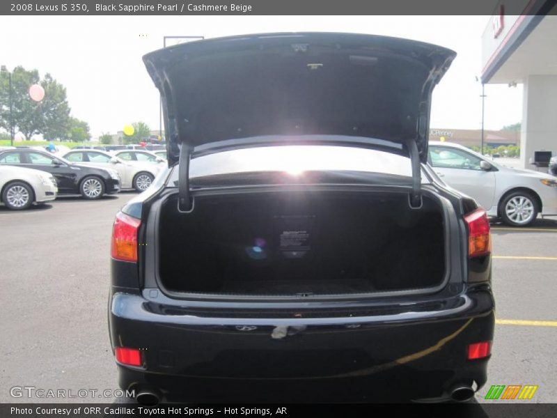 Black Sapphire Pearl / Cashmere Beige 2008 Lexus IS 350
