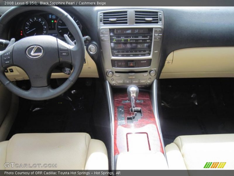 Black Sapphire Pearl / Cashmere Beige 2008 Lexus IS 350