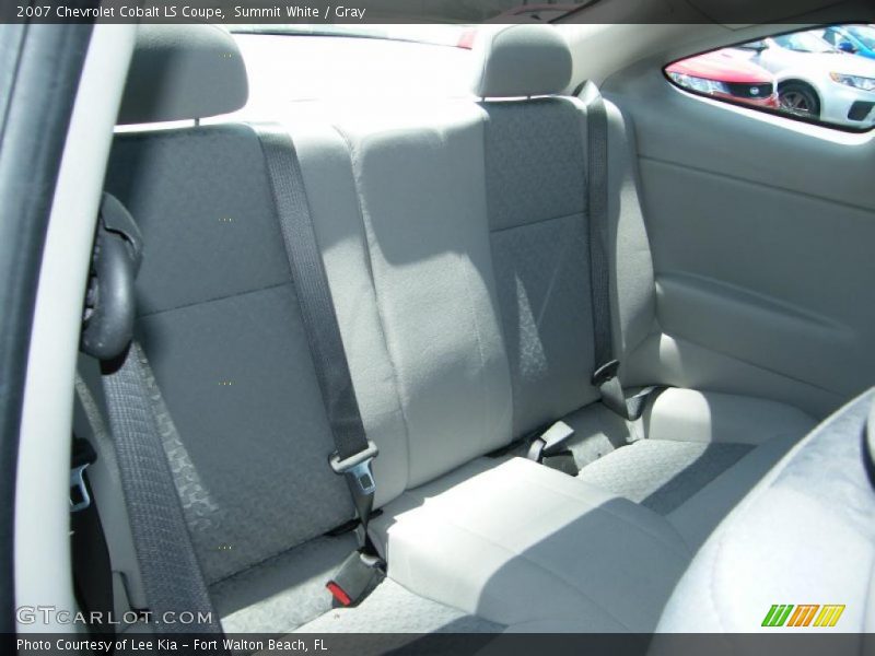 Summit White / Gray 2007 Chevrolet Cobalt LS Coupe