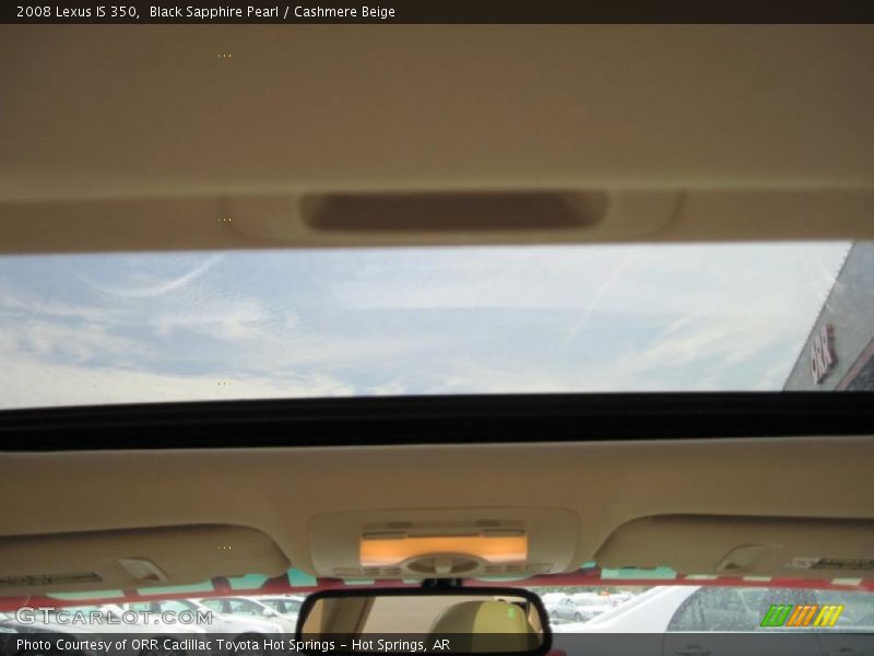 Black Sapphire Pearl / Cashmere Beige 2008 Lexus IS 350