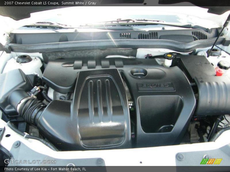 Summit White / Gray 2007 Chevrolet Cobalt LS Coupe