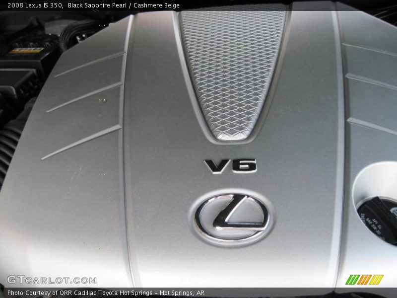 Black Sapphire Pearl / Cashmere Beige 2008 Lexus IS 350