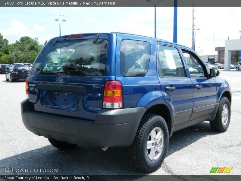 Vista Blue Metallic / Medium/Dark Flint 2007 Ford Escape XLS