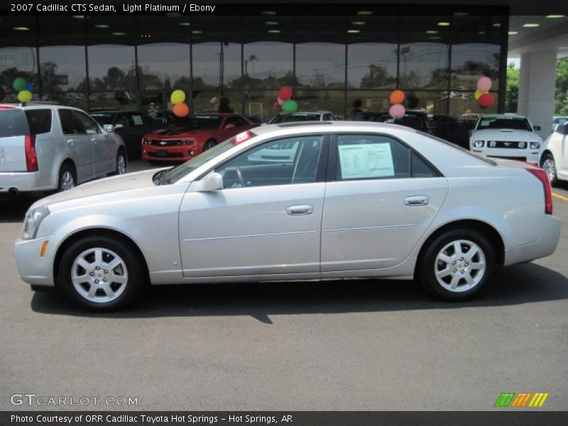 Light Platinum / Ebony 2007 Cadillac CTS Sedan