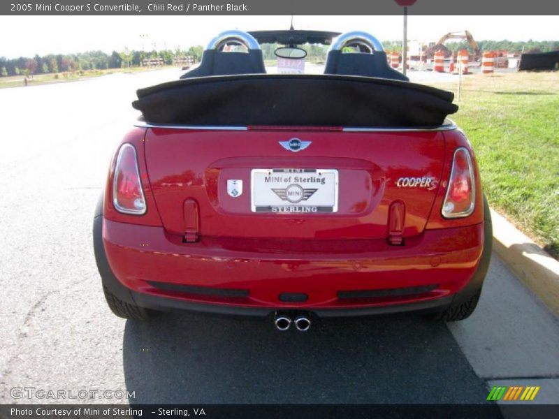 Chili Red / Panther Black 2005 Mini Cooper S Convertible