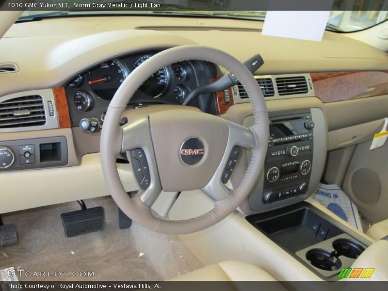 Storm Gray Metallic / Light Tan 2010 GMC Yukon SLT