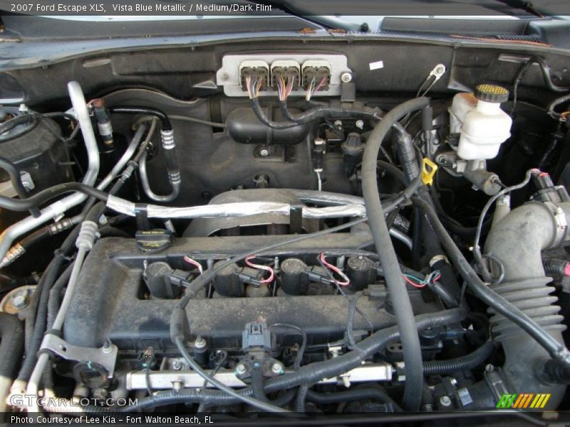Vista Blue Metallic / Medium/Dark Flint 2007 Ford Escape XLS