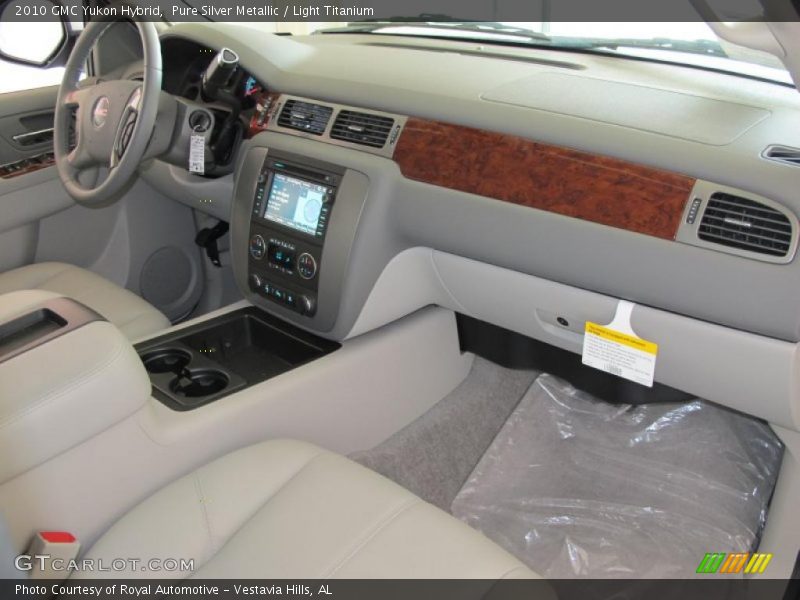 Pure Silver Metallic / Light Titanium 2010 GMC Yukon Hybrid