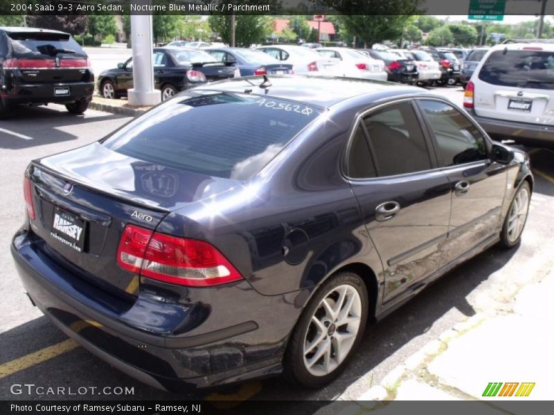 Nocturne Blue Metallic / Parchment 2004 Saab 9-3 Aero Sedan