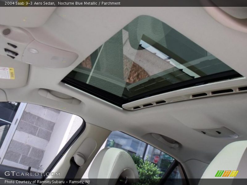 Nocturne Blue Metallic / Parchment 2004 Saab 9-3 Aero Sedan